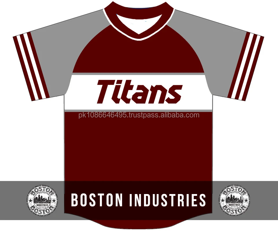 
Throwback Youth League Baseball Jersey Breathable Polyester Baseball Jersey 