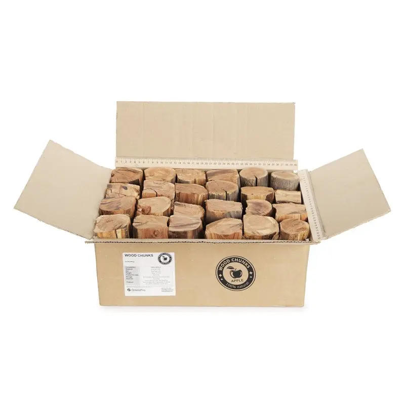 BBQ Smoking Wood Chunks Hickory, Maple,Cherry,Pecan,Oak, Apple, Maple, Beech, Alder Flavor for Smoking, BBQ, Grill and Cooking