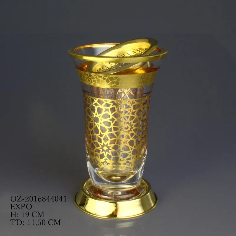 
1 Pc Bakhoor - Decor: Expo, Color: Gold 