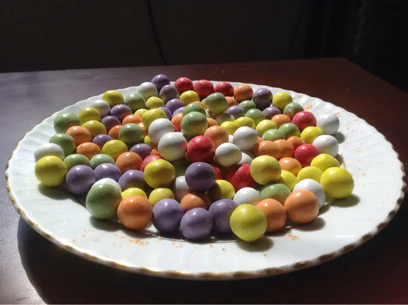 Жареный нут с шоколадом