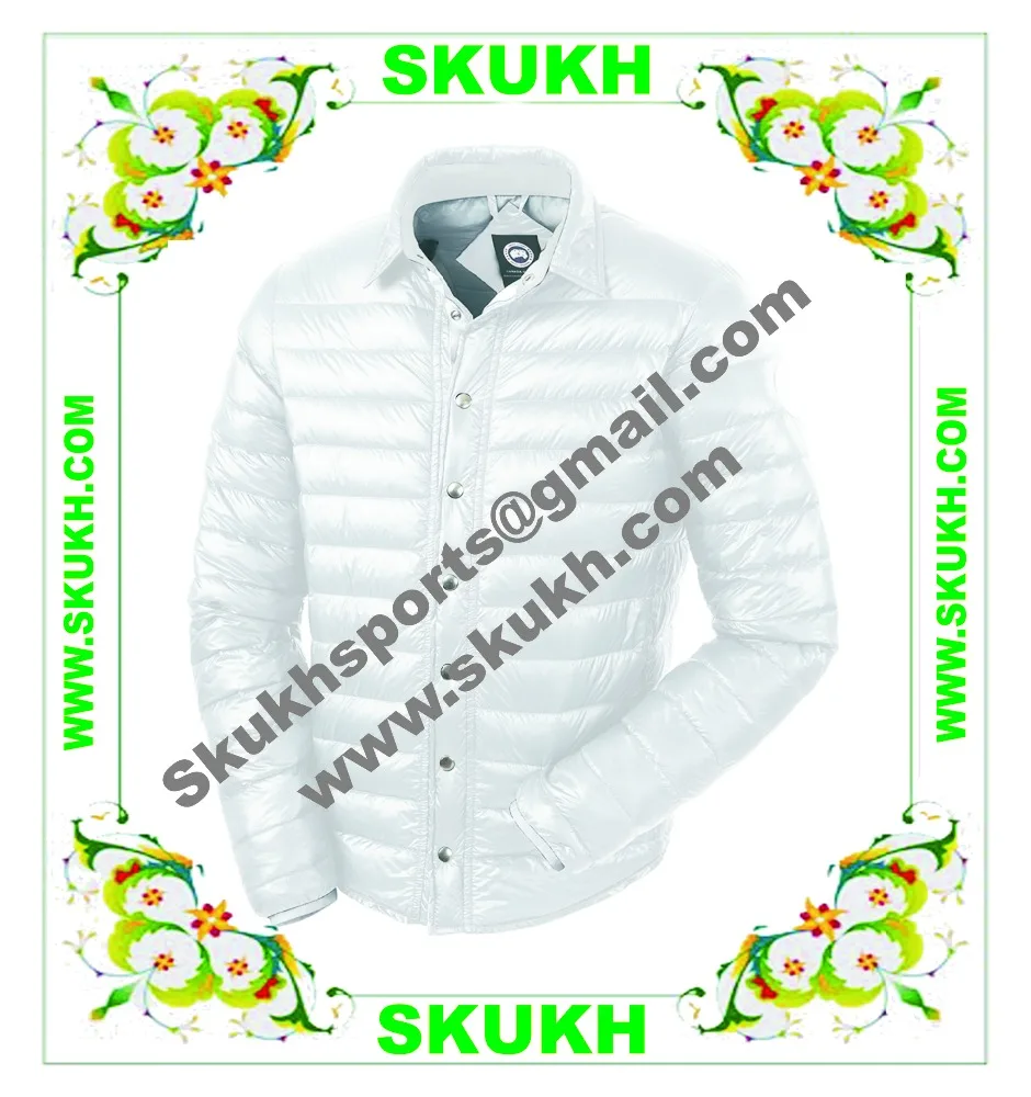 Custom Duck Down Jacket Red Padded Winter Down Coat Goose Jacket Shell Provide Hot in Winter for Hot Selling Breathable Red