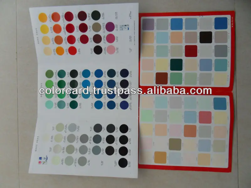 
Color swatch color card 