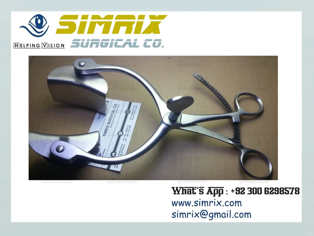 Ретрактор COLLIN боковое лезвие 38x60 мм центральное 38X55