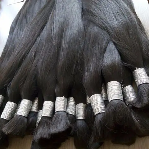 Наращивание человеческих волос 100% натуральные необработанные волосы от камбоджийских молодых доноров