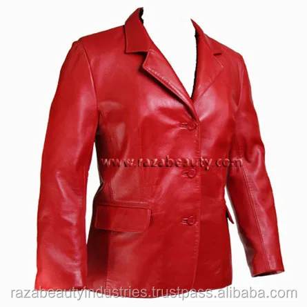 Ladies Leather Long Coat, Ladies Leather Jackets