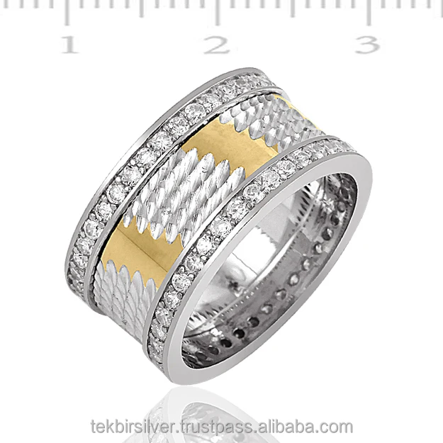 Tekbir Silver 925 Pair Wedding Ring | WRG101263F