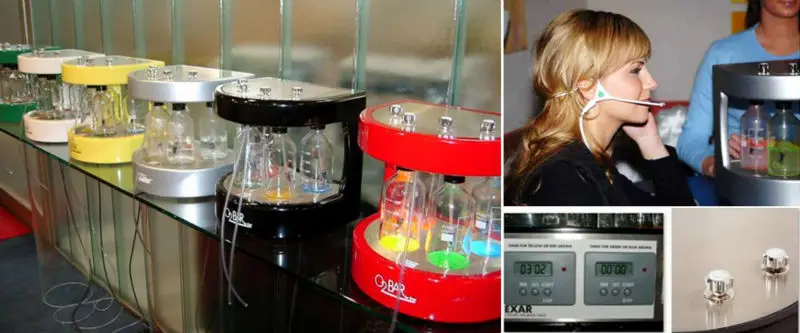 Made in Italy fashion oxygen bar aroma oxygen bar oxygen bar station