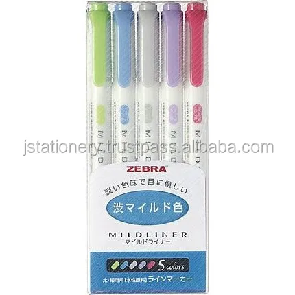 Various and Popular highlighit ballpoint pen eraser with various use made in Japan