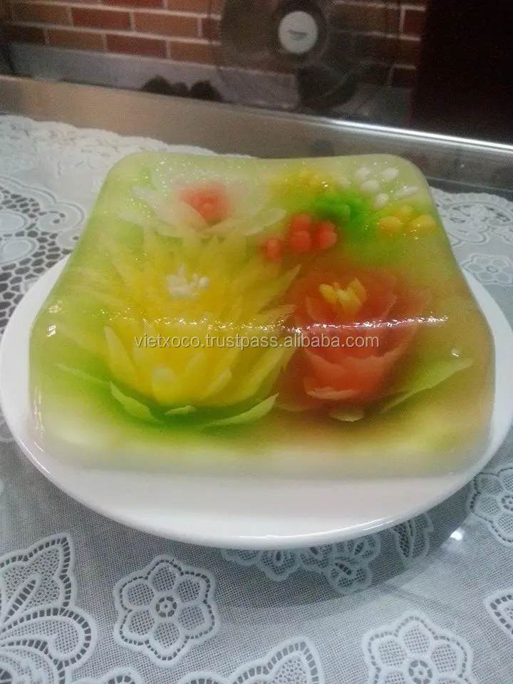 
 Порошок агар-агар от gracilaria для трехмерного желейного торта  