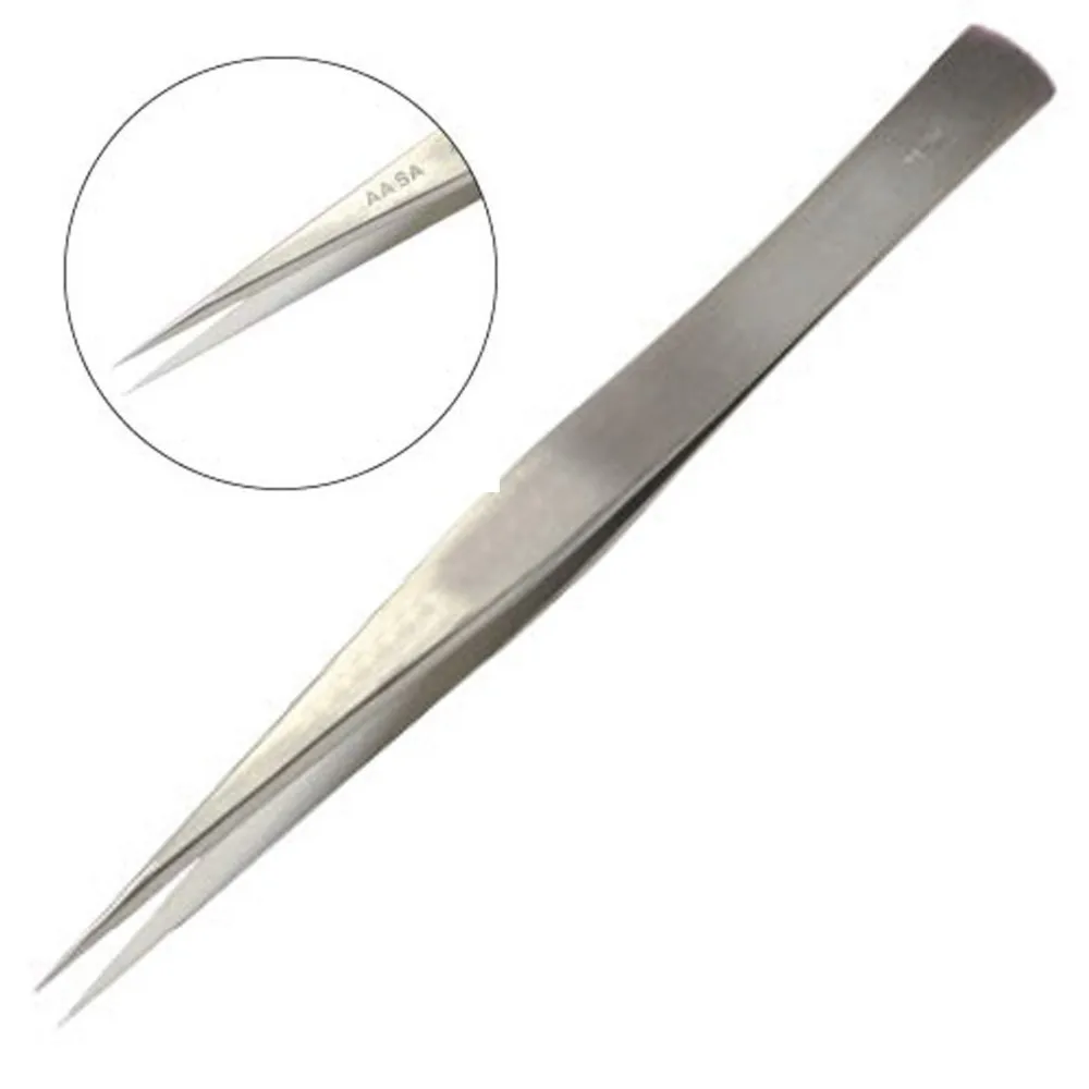 Пинцет с тонкими точками AA SA антимагнитный или магнитный модель