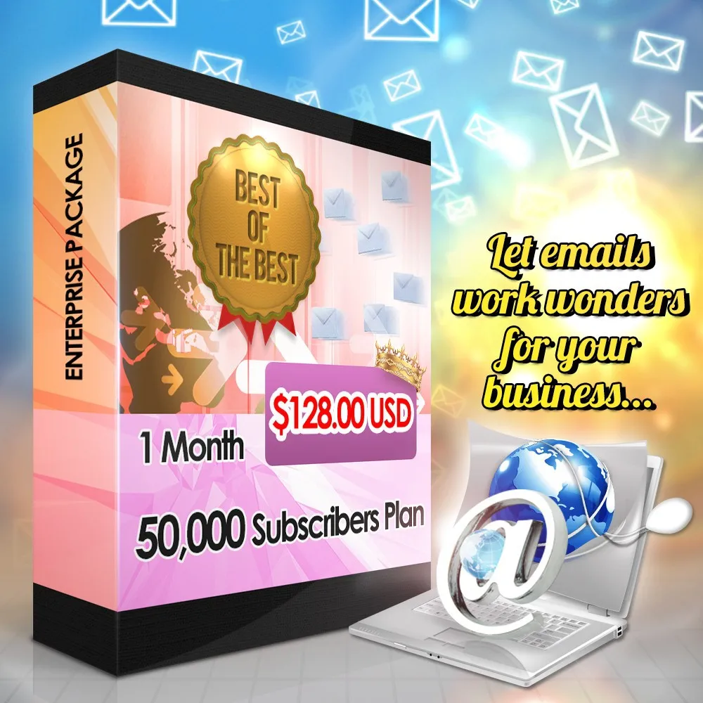 
 1 месяц 50,000 абонентов email маркетинг  