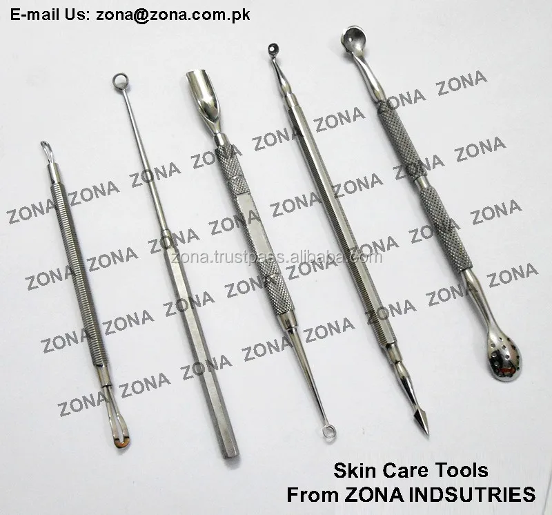 Retractable Lancet & Double Loop Extractor Blackhead & Whitehead Removers Skin Care Tools From Pakistan
