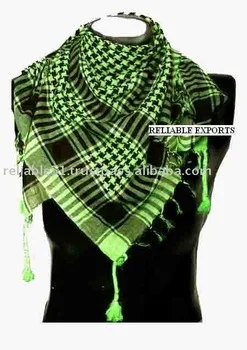 Cotton Shemagh Arab Scarves In Neon Colors