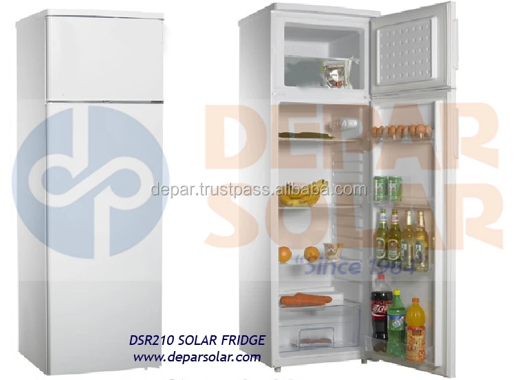 210L Solar Refrigerator 12/24VDC for Village, Camp, Caravan, Africa, Rural Electrification System