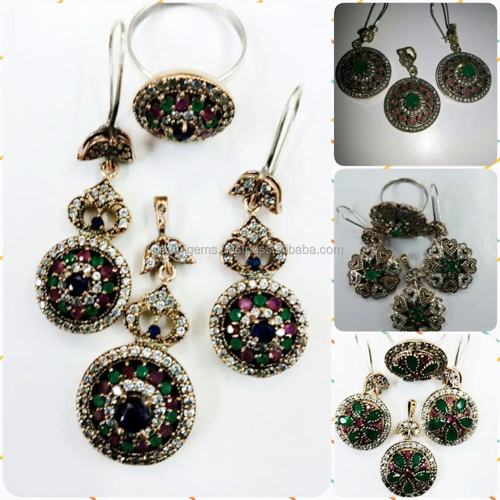 CZ Beautifully Jewelry Indian wholesale necklace jewelry