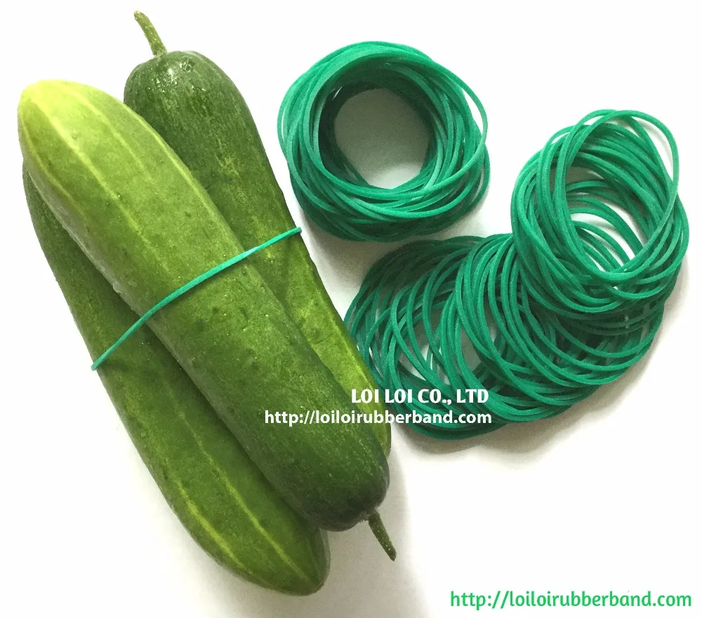 BEST selling Natural Rubber bands use for Agricultural like Green onion, Chives, Asparagus... and more Vegetables Food grade