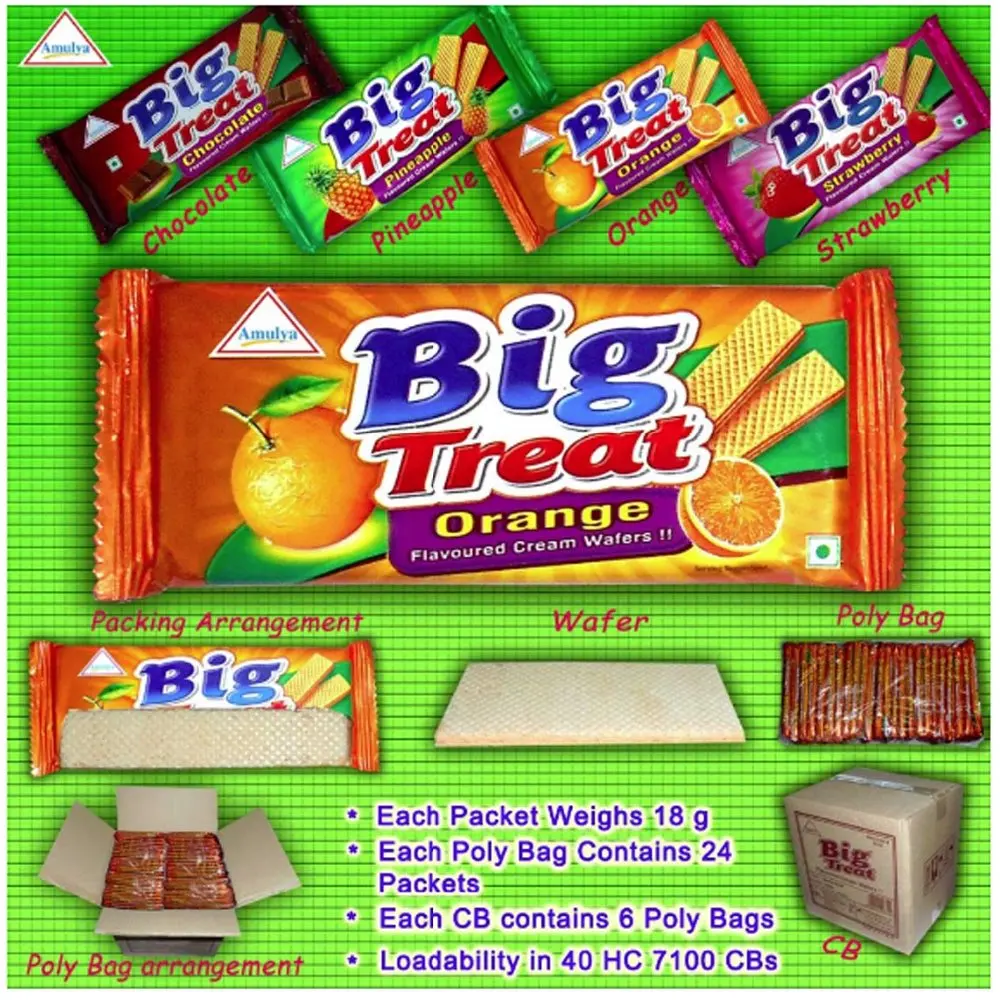 Big Treat Wafers Cream Filled Wafer Biscuits