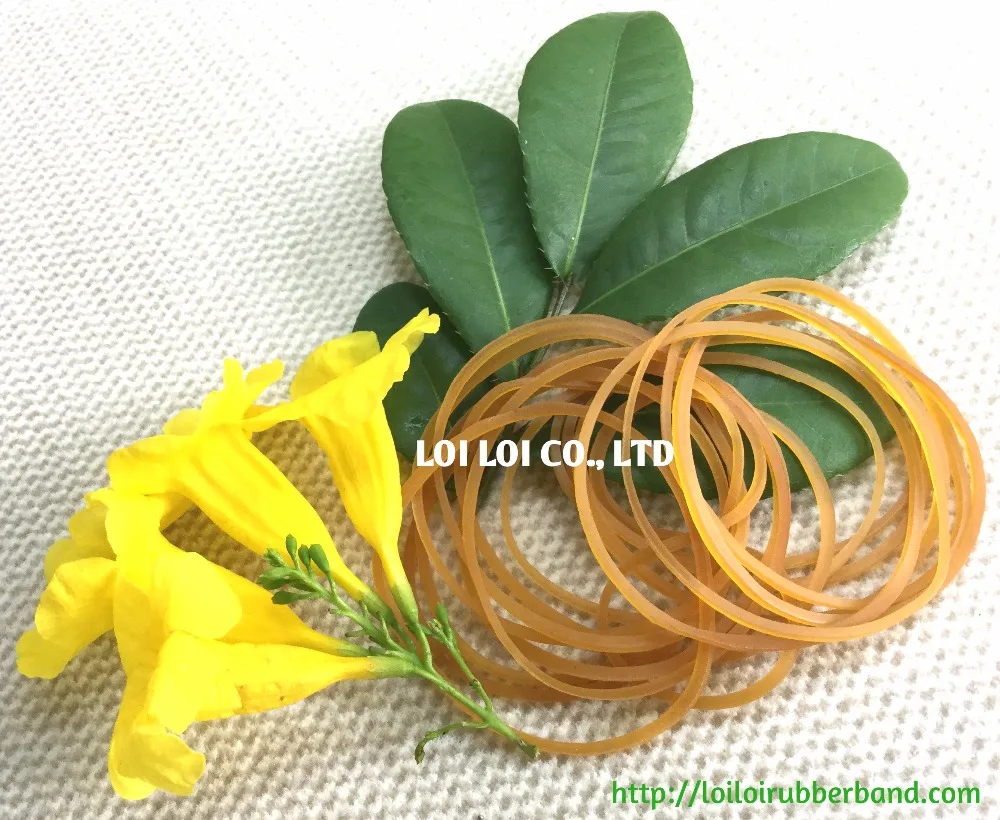 Transparent Rubber bands to tie Vegetable and Flower Crepe natural rubber band EPDM 100% from Vietnamese supplier
