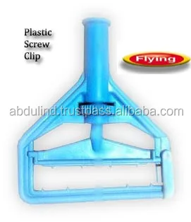 Пластиковый винтовой зажим Швабра со сменными Refill хлопок швабры