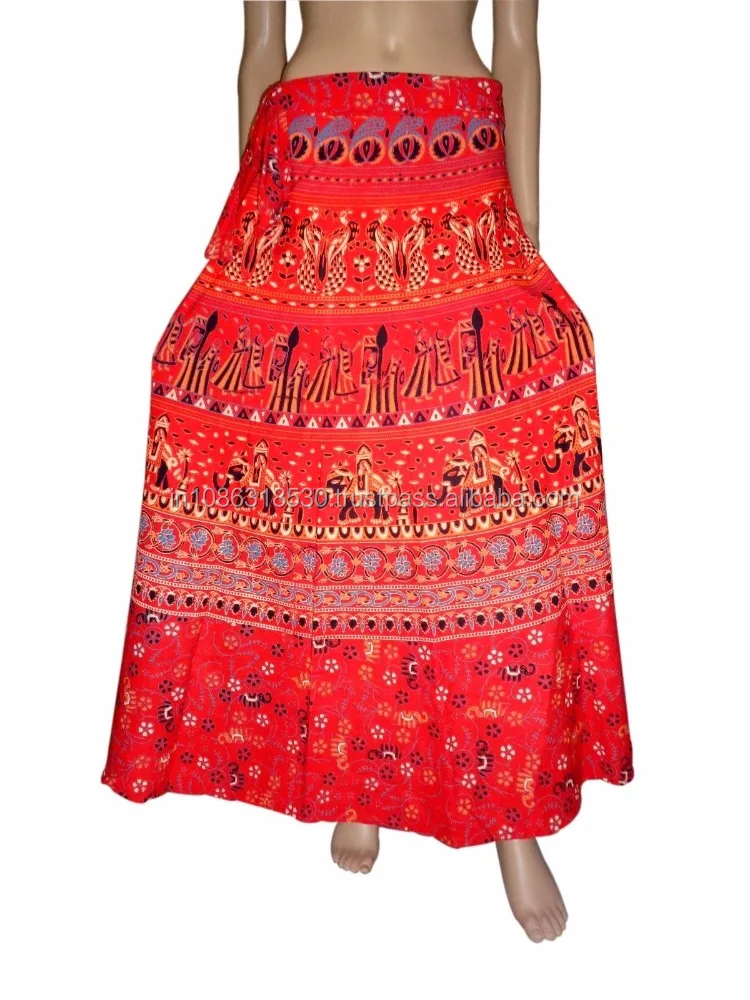 Wraparound Hippie Boho Gypsy mandala Cotton Wrap Around Skirt wrap roan Cotton Designer Printed Animals Dress Hippie Boho Women
