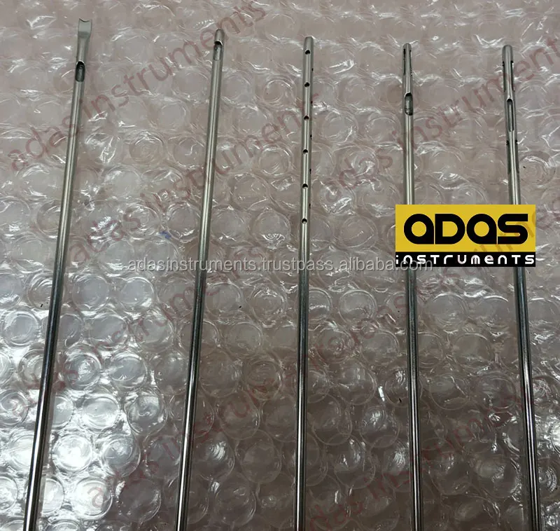 Liposuction Cannula with one piece anlmuinium handle