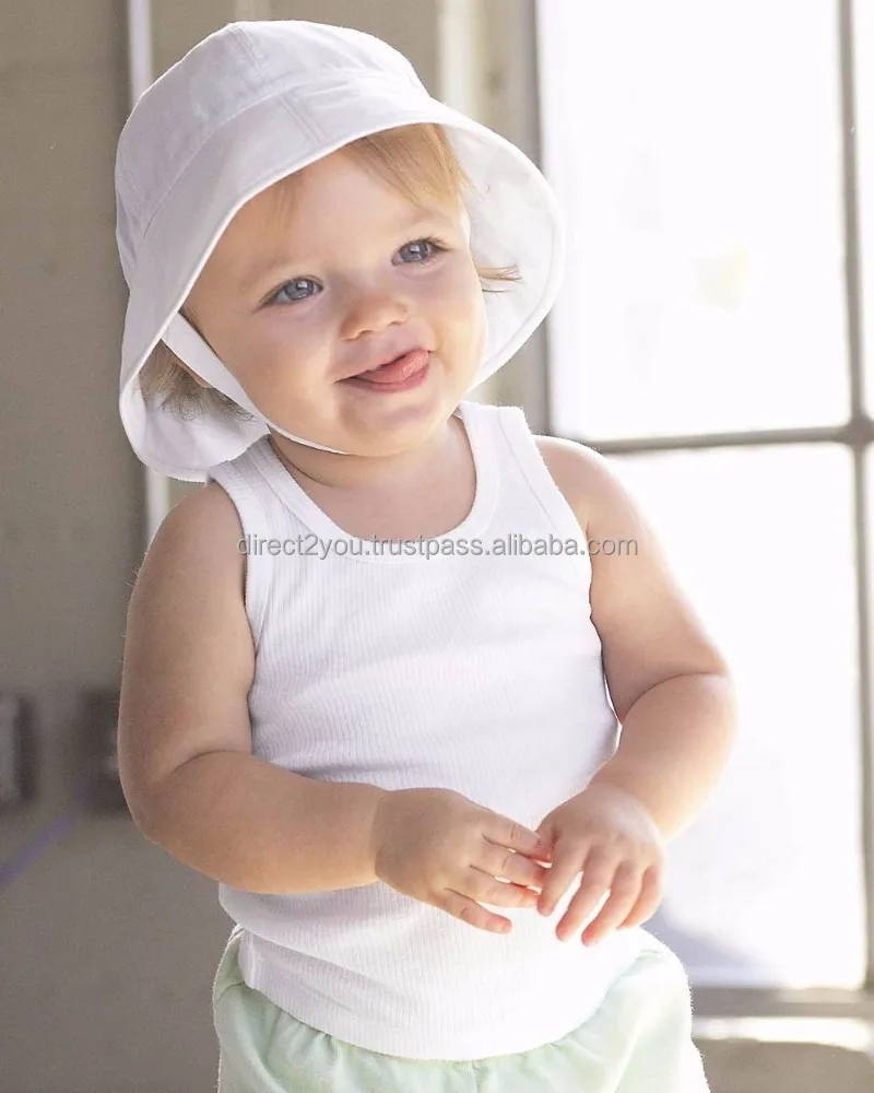 
Custom white blank baby tank tops 