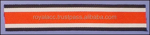 High quality cotton polyester ribbon yellow strips lace woven ribbon braid in viscose material Jacquard Ribbon