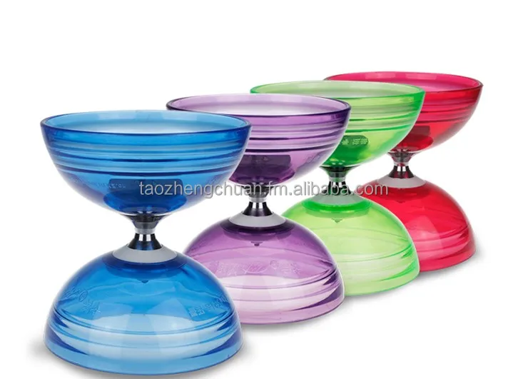 Блестящий китайский тройной осевой подшипник Yoyo diabolo * Бесплатные палочки и веревки Профессиональный