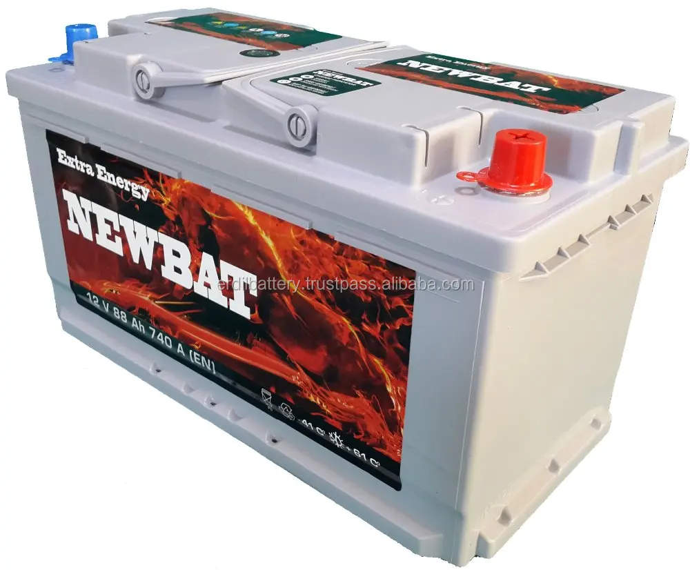 
88 Ah car battery for European cars from Turkish Manufacturer 