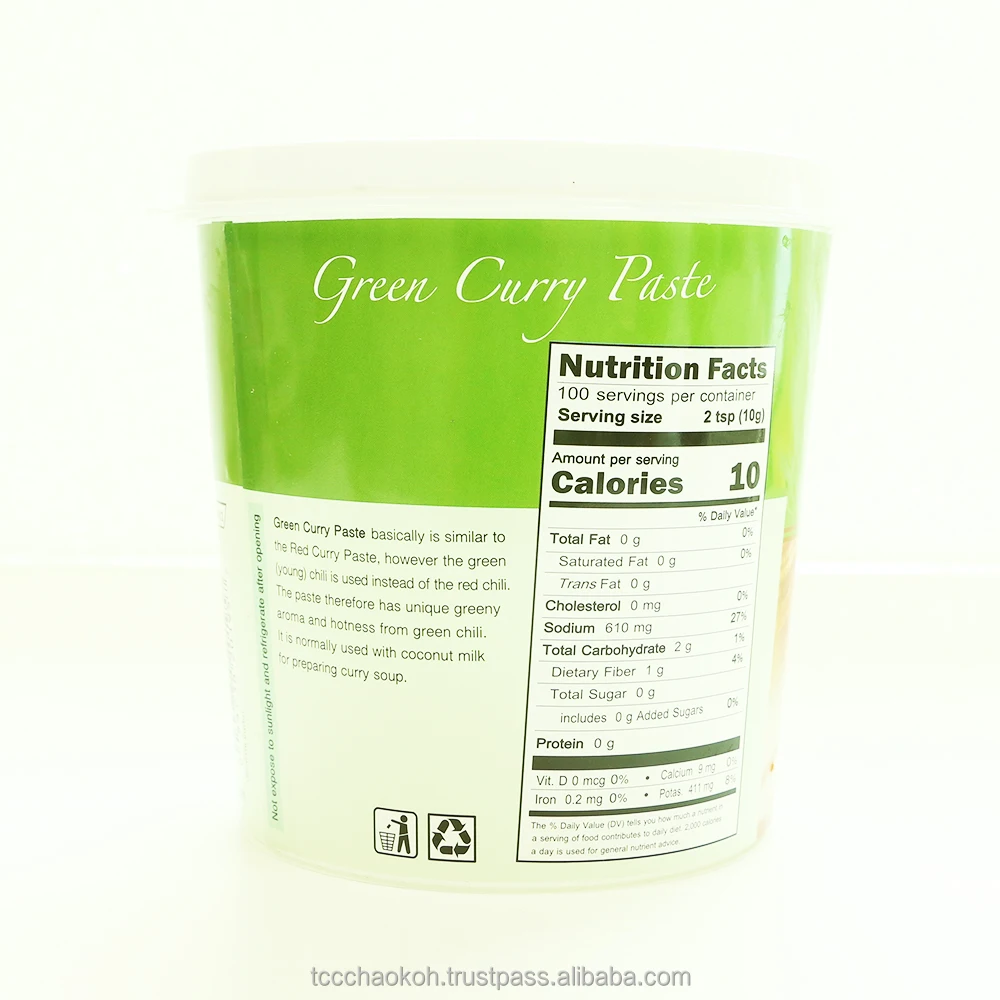 
MAE PLOY Green Curry Paste (1000 g) 
