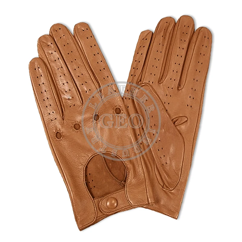 Высококачественные мужские перчатки для вождения OEM, кожаные перчатки для вождения автомобиля с сенсорным экраном, высококачественные перчатки для вождения автомобиля