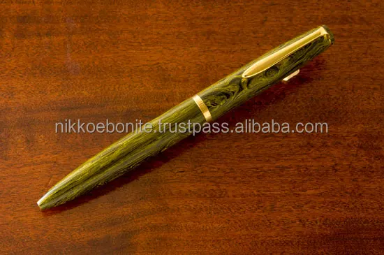Hand-made and Japanese gift ballpoint pen at reasonable prices ,made of original color ebonite material