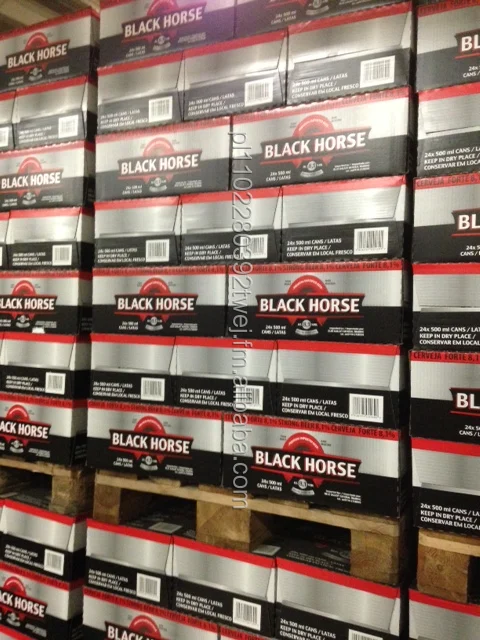 Высококачественное Пиво BLACK HORSE STRONG 8,1% alc