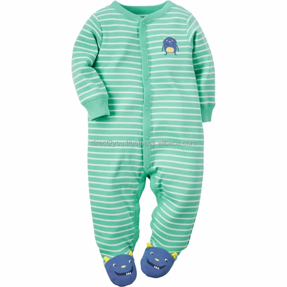 New Design Baby Boy Sets 100% Cotton Material Baby Sleeping Clothes Short