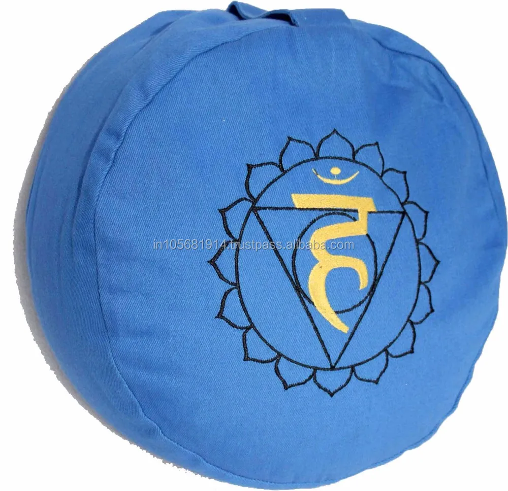 Zafu Cushion For Yoga Meditation Postures With Washable Outer Cover Best Quality Cushion Buy at Minimal Price