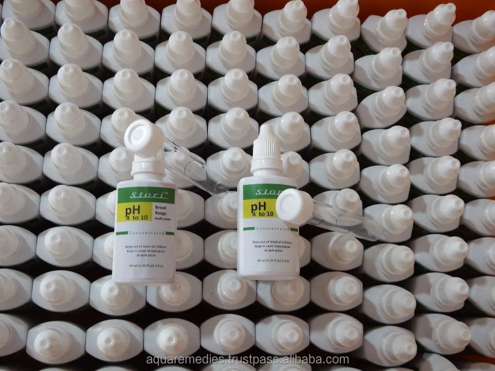 Aquarium water test kit - broad spectrum pH color - Simplified manual procedure with 160 tests