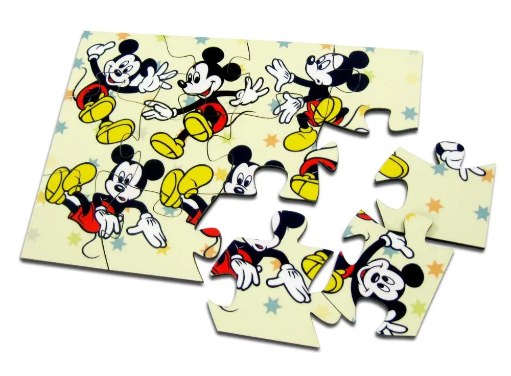 12pcs Mini Jigsaw Puzzle Blank Sublimation Wooden Puzzle