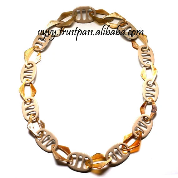 
Buffalo Cow Horn Jewelry, Buffalo Horn Necklace VVN-585 