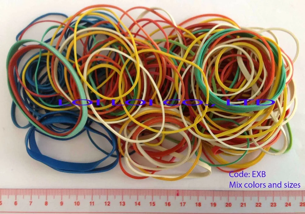 Rubber band - Rubber tube for cutting machine / Small colored rubber band DIY