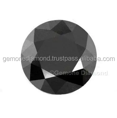 Excellent Quality Round Brilliant Cut Black Loose Moissanite Synthetic Diamonds,Black Moissanite Price Per Carat