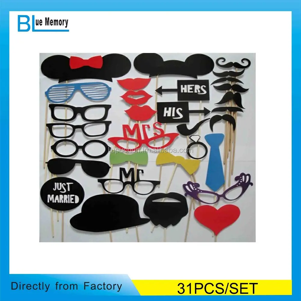 31pcs set photo booth props wholesale party supplies birthday party supplies