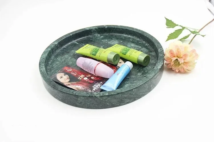 A Set of Moon Shape Tableware Grey Marble Candy Tray