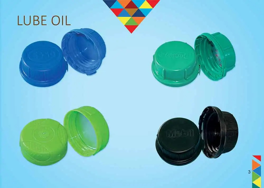 
Household detergents Food & Beverages Plastic Closures for Lube Oil 