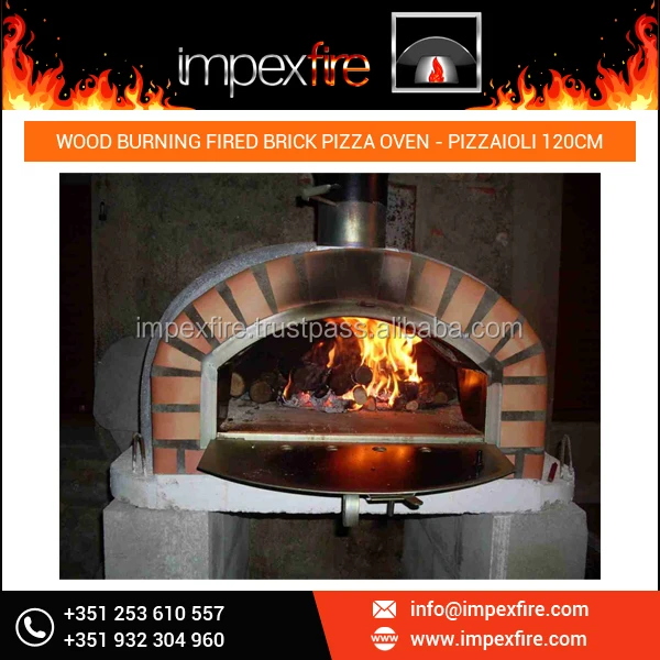 Flame Safe Easily Assembled Wood Fire Brick Oven for Sale Available at Low Price