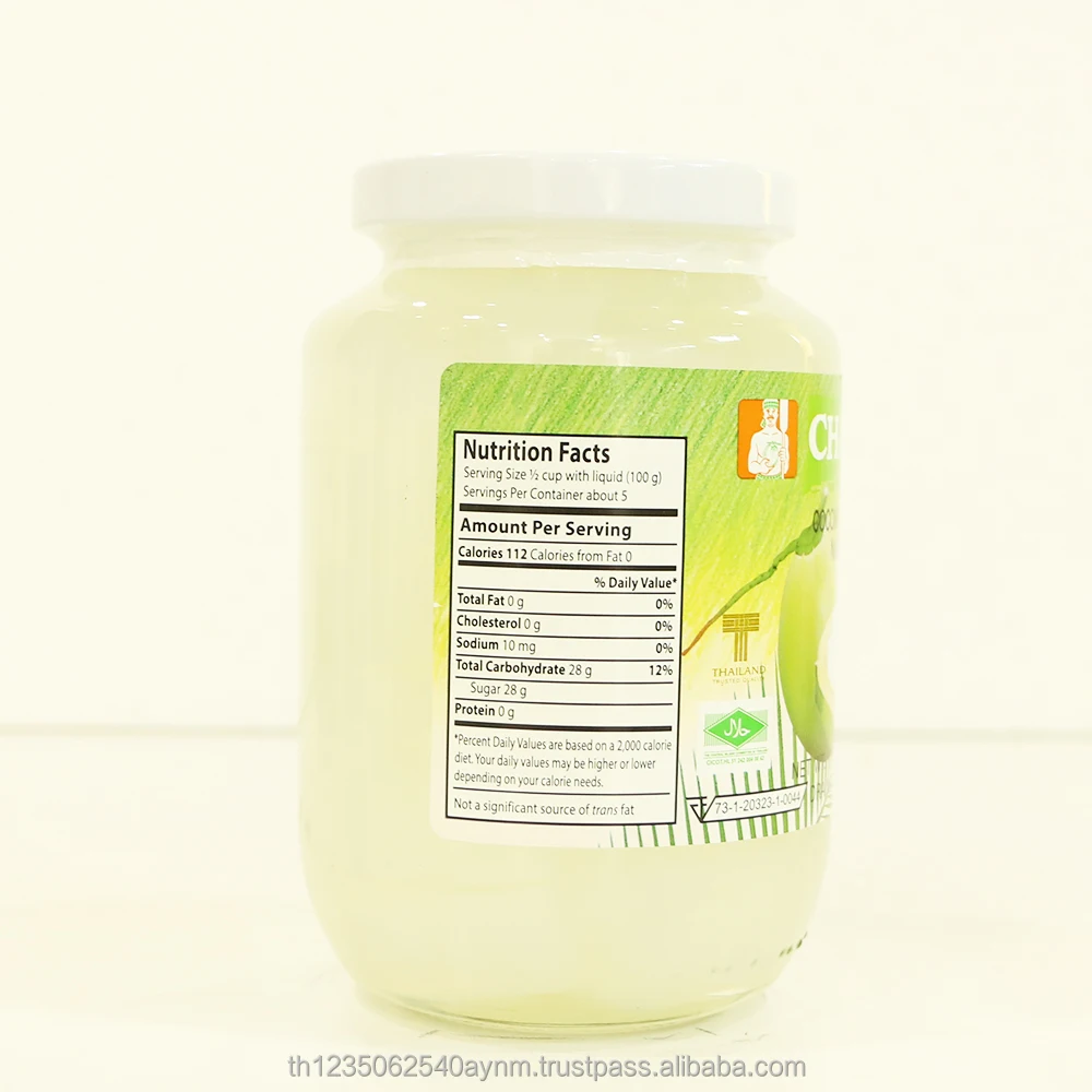
CHAOKOH Coconut Gel (Jelly) in Syrup (500 g) 