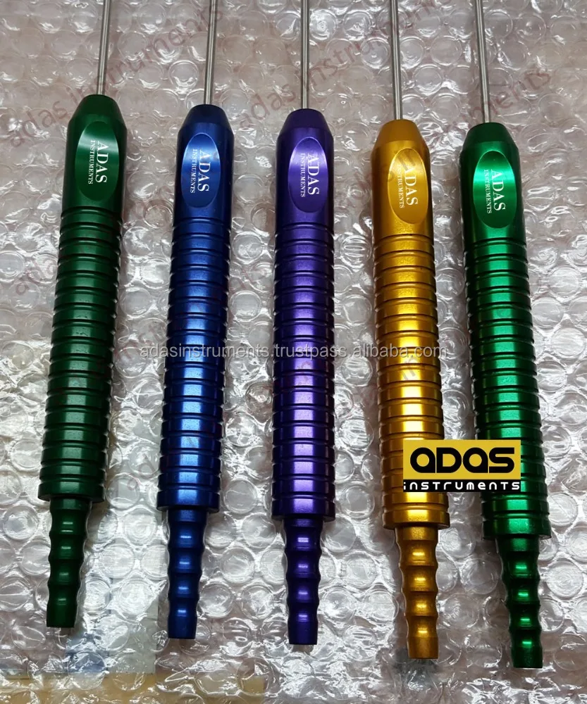 Liposuction Cannula with one piece anlmuinium handle