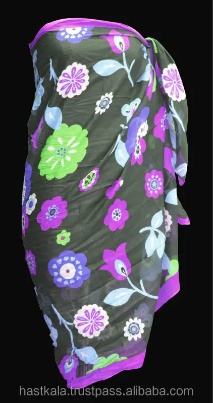 
Azo ree Color Fast 100% COTTON PRINTED SARONG PAREO 