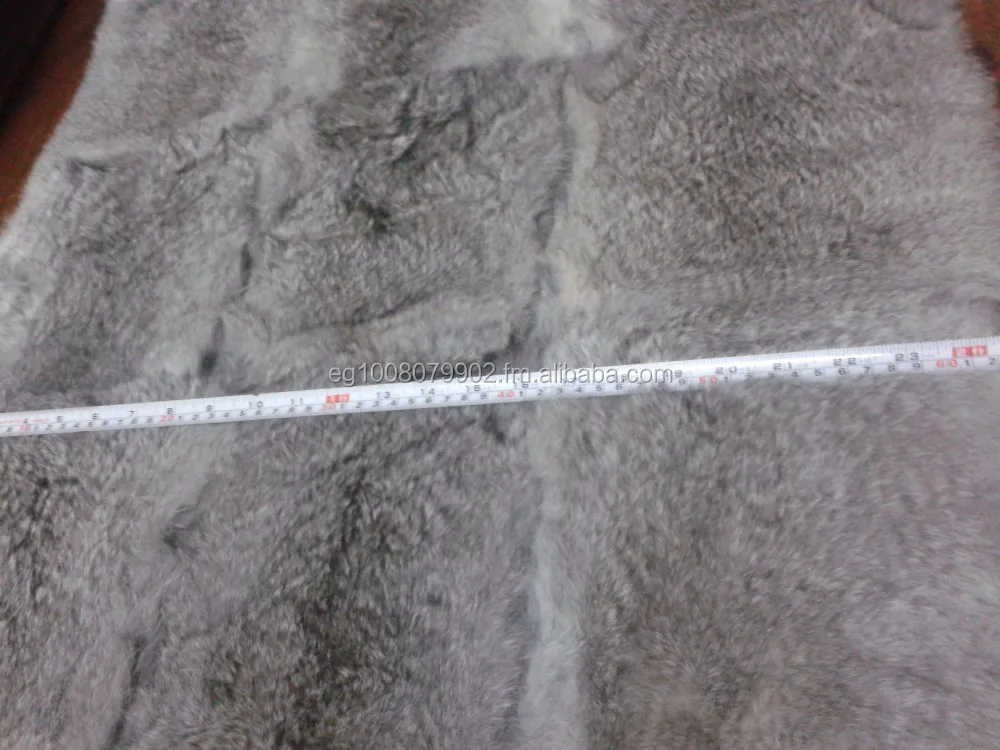 Natural rabbit skin plates