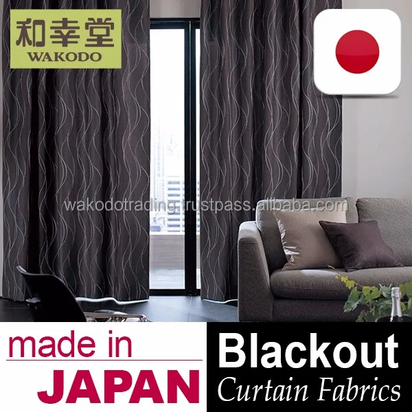 High Quality and Made in Japan black out curtain Blackout Curtain Fabric