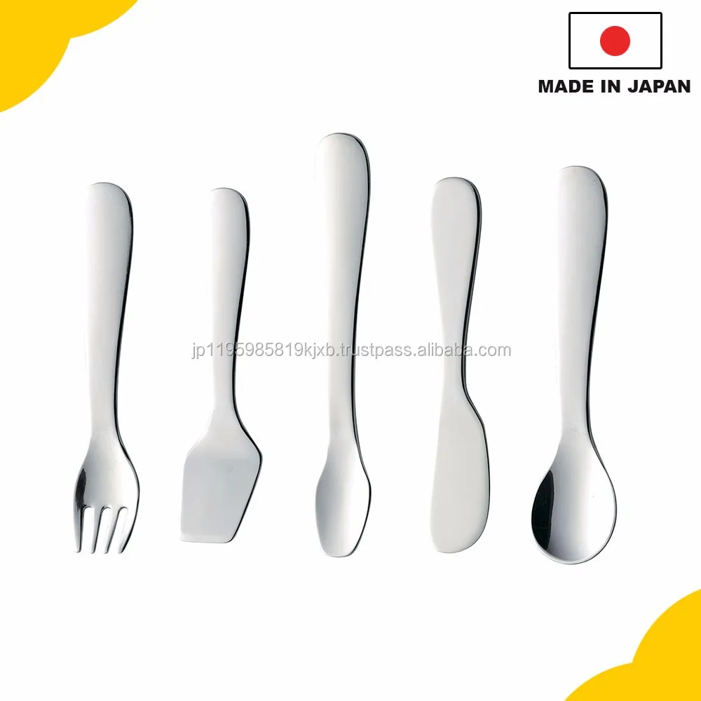 Easy to use silverware kinds of spoon and fork for children